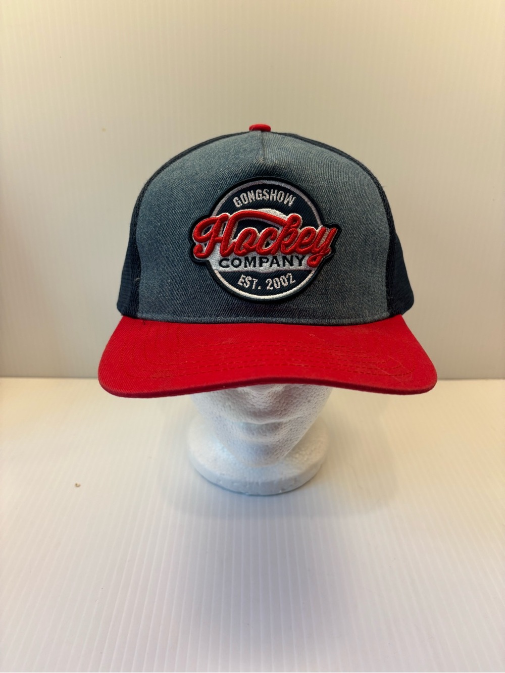 Gongshow hockey Red & Gray Snapback Hat